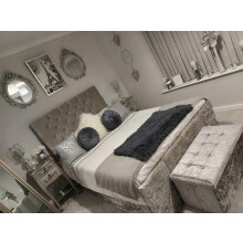 Baroque Wall Mirror Silver Chic Decor 62x49cm