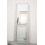 Sparkle Silver Glitter Mirror Frame 40x110cm 1