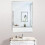 Frameless Mirror Modern Bevelled 50x70cm 1