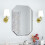 Frameless Mirror Modern Octagonal 50x70cm 2