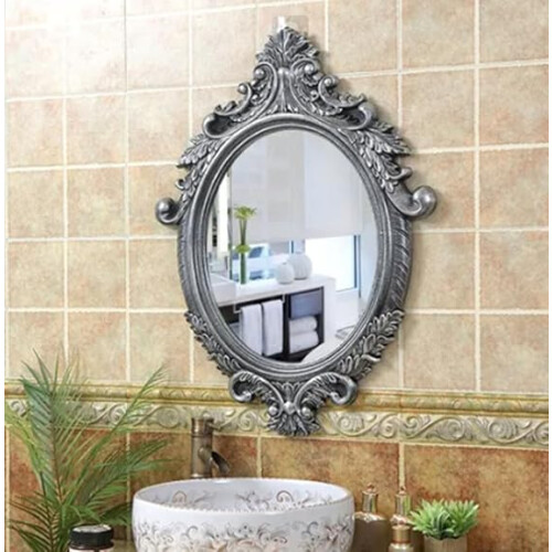 Vintage Nordic Mirror Funky Silver 45x73cm