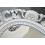 Oval Baroque Wall Mirror Chic Silver 54x44cm 2
