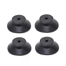 Lot de 4 patins de rechange en caoutchouc noir pour compresseurs d'air, 44 x 20 mm, amortisseurs de