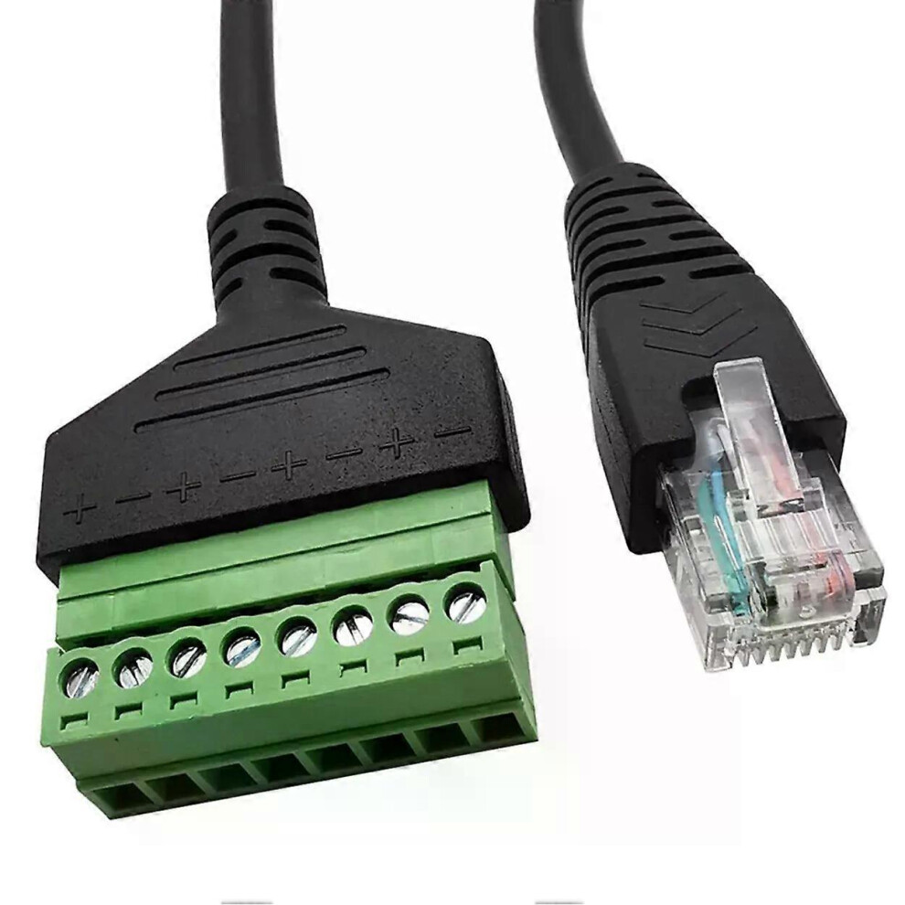 Borne à Vis RJ45 Femelle à 8 Broches - Adaptateur Réseau Fixe Avec Forte Stabilité Du Signal Pour DVR
