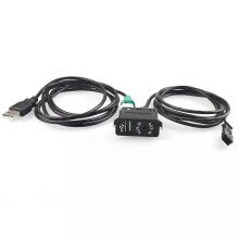 USB Aux Schalter + Draht Kabel Adapter Für BMW E39 E46 E53 X5 16:9 CD Player NAVI 3Pin CD Wechsler