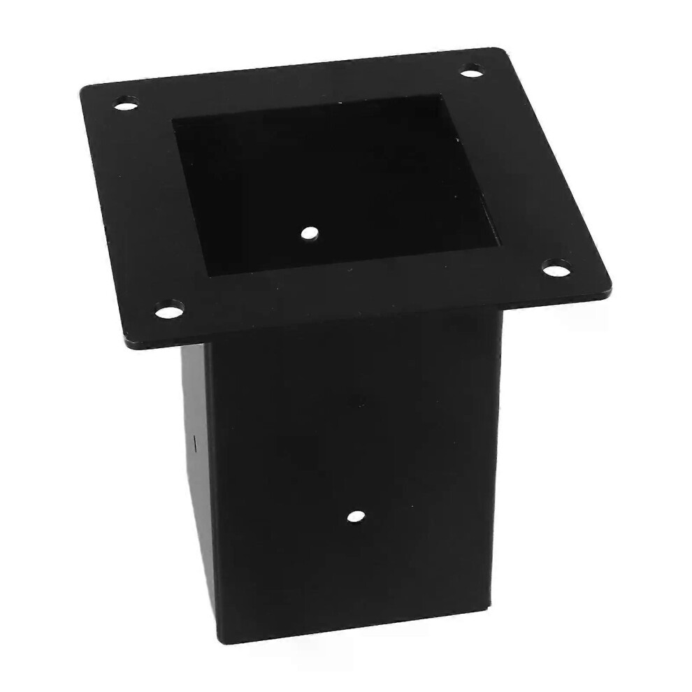1 support de pergola 10 x 10 x 15 cm, angle vertical, poteau d'ancrage pour colonne de gazebo