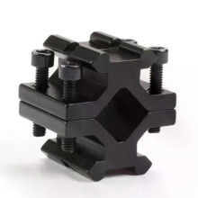 1 riel universal táctico ajustable de 20 mm para montaje en barril de riel Picatinny Weaver, mira y