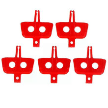 Lot de 5 entretoises de plaquettes de frein à disque hydrauliques en plastique pour vélo VTT
