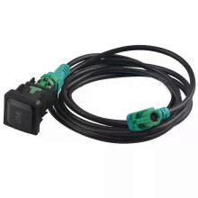 USB vstupný kábel káblového zväzku Aux adaptér pre BMW radu 3 5 E88 E87 E90 E91 E92 F10 F11 F18 F12