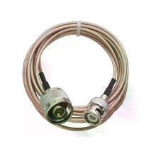 RG316 kábel N samec zástrčka na BNC zástrčkový zástrčkový konektor RF Jumper pigtail rovný 4inch~10M