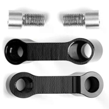 2ks 10mm súprav skrutiek adaptéra CNC pre montáž na spätné zrkadlo na motocykle