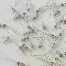 50Pcs Mini 3MM 4MM 5MM Voltage 3V 6V 9V 12V 24V Lamp Light Bulb Edison Incandescent Fiament Rice High