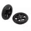 Hot Wheel Reisegepäckwagen aus Gummi – Schwarz (2 Stück) 2