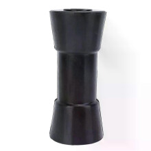 Marine kielrol 6 inch Marine kielrol Heavy Duty PU zwarte boottrailerrol voor boottrailers