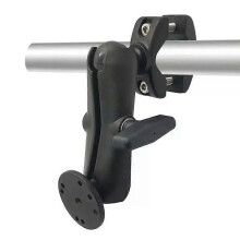 Support de guidon en aluminium avec boulon en U pour supports RAM, taille C, bras à double douille de