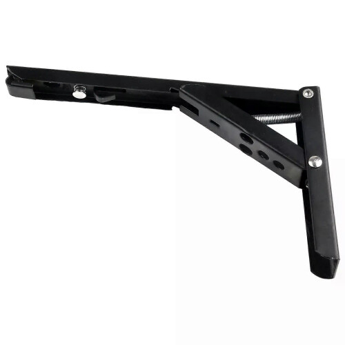 4/8/10/12 Inch Wall Mounted Triangle Folding Angle Bracket Work Bench Table Shelf Bracket Furniture