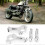 Μοτοσικλέτα Handguards Handguards Fat Clamp Mounting Kit Εξάρτημα μοτοσικλέτ 2