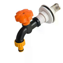 Einfach zu installierender 1/2-Zapfenadapter für Aquarien und Regentonnen – langlebiger PVC-Ersatz-Zapfenbewässerungsadapter