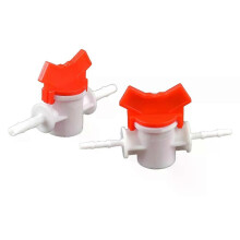 1pcs 4~8mm Equal Dia Plastic Ball Valve Drip Irrigation Pipe Switch Aquarium Air Pump Hose Connector