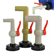 IBC Tank Adapter Garden Hose Faucet Lengthen Connector 1/2 3/4 1 Thread Ball Valve Hose Switch Water