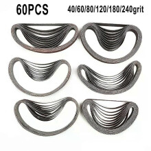 60 nastri abrasivi 13x457 mm grana 40/60/80/120/180/240 per levigatura di materiali di alta qualità