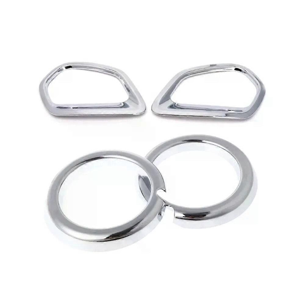 Garniture décorative pour feux antibrouillard avant et arrière en ABS chromé pour Mitsubishi Outlander