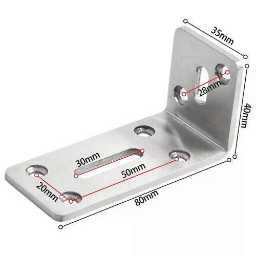 90 Degree Angle Bracket Corner Bracket Joint Fastener Cabinet Fixed Bracket Furniture Hardware Connection