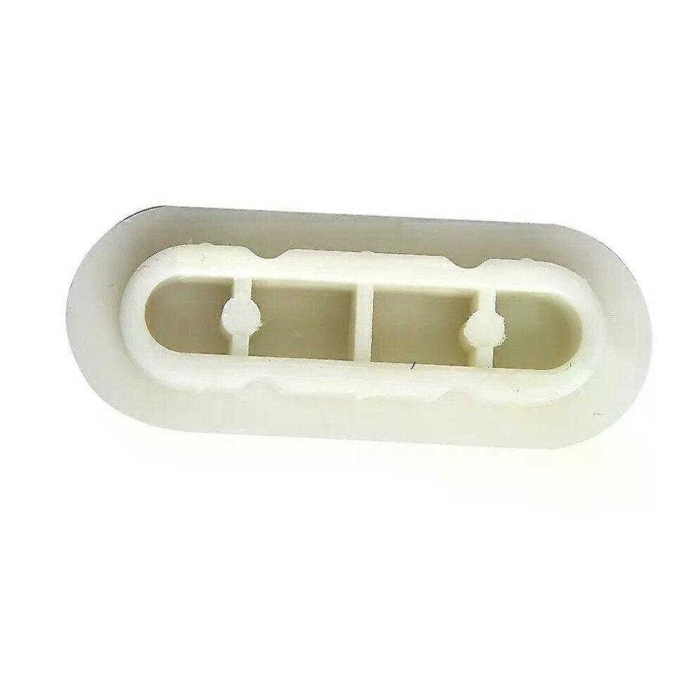 Lot de 10 coussinets de rechange pour abattant de toilette, en ABS et TPE, blanc