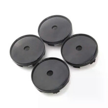4 stuks 60mm/56mm zwarte wielnaven, middennaafkap, universele velgnaafkap, wielen, bandendop, ABS-kunststof
