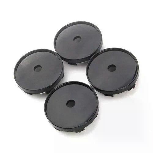 4 τμχ 60mm/56mm Μαύρες πλήμνες τροχού Κεντρικό καπάκι πλή