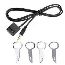 Biurlink 6000CD AUX-IN Wire ADAPTÉR AUTO STEREO 6000-CD AUX KÁBEL pre FORD FIESTA FOCUS 6000 CD
