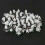 50PC/bag spony na panel dverí s tesniacim krúžkom pre b-m E34 E36 E38 E39 E46 M3 M5 Z3 X5 1XCF 2