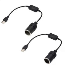 1 ks 120/35 cm univerzálny autozapaľovač autokabelový konvertor ženského kábla pre GPS E-Dog Dash USB