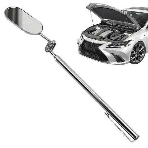360 Inspection Mirror LED Light Τηλεσκοπικοί καθρέφτες από ανοξείδω