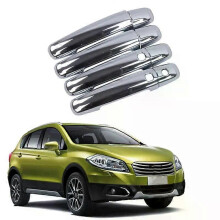 8 ks/sada Auto ABS chrómové kľučky dverí obloženie krytu kľučky dverí pre Suzuki S-CROSS SX4 2014- auto