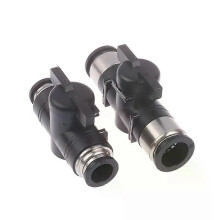Raccords pneumatiques, connecteurs rapides pour tuyaux d'air, connecteurs en plastique BUC 4 mm, 6 mm,