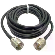 1 ks RG58 UHF PL259 samec zástrčky do UHF PL259 zástrčkový konektor RF koaxiálny prepojovací kábel pre
