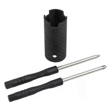 1 set vismolen koolstofvezel hoes voor DAIWA koolstofvezel sleutel viswiel vistuig reparatie