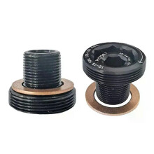 1 set di viti per pedivella M15-26mm in lega, bulloni di fissaggio per pedivella per bicicletta, accessori