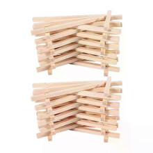 24 Pack Mini Wood Display Easel Wood easeles set for painting Craft Small Acrylics Oil Projects