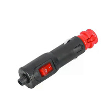 Europäischer und amerikanischer Zigarettenanzünderstecker mit Schalter 24V Universal 12V Zigarettenanzünder