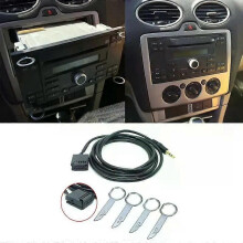 6000CD AUX-IN drôtový adaptér do auta Stereo 6000-CD AUX KÁBEL Pre Ford Fiesta Focus 6000 CD