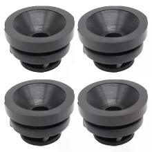 4 Stück Schwarz Gummi Hülse Pad Schutz Platte Pier Für Mazda 2 3 6 CX-3 CX-5 P30110238 Motor Obere Abdeckung