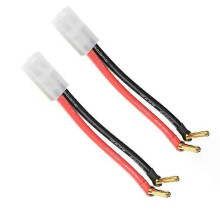 1/2 Stücke Tamiya Buchse Stecker Adapter zu 90 40mm 18mm Vergoldete Stecker Ladekabel Kabel 12awg 10cm