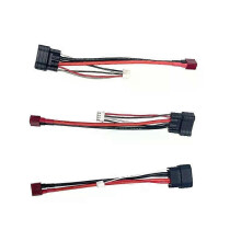 2S/3S/4S Lipo Batterie Ladeadapter Deans T Stecker Buchse auf TRX Traxxas ID Stecker Lade Balance Blei