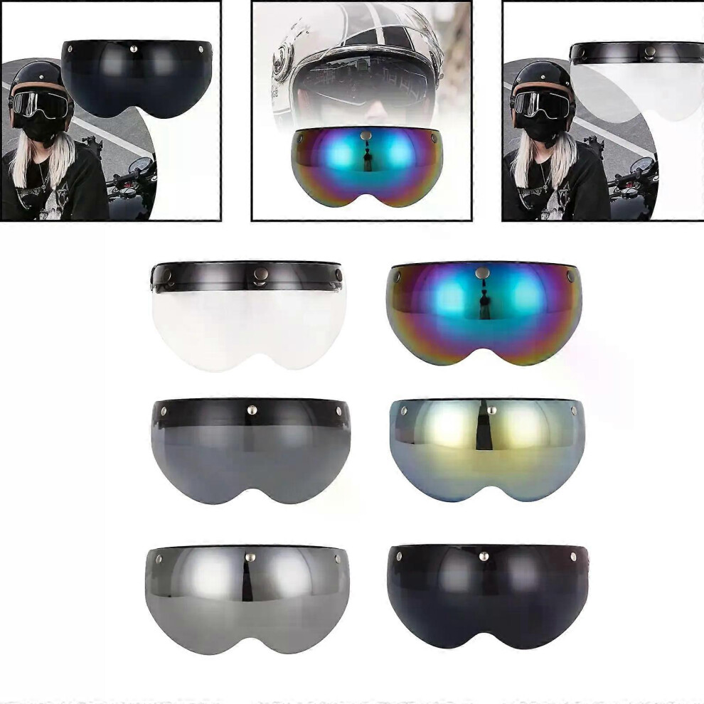Motorhelm Vizier Opklapbaar Accessoire Eenvoudige Installatie Reparatie Onderdelen Bescherming Windscherm