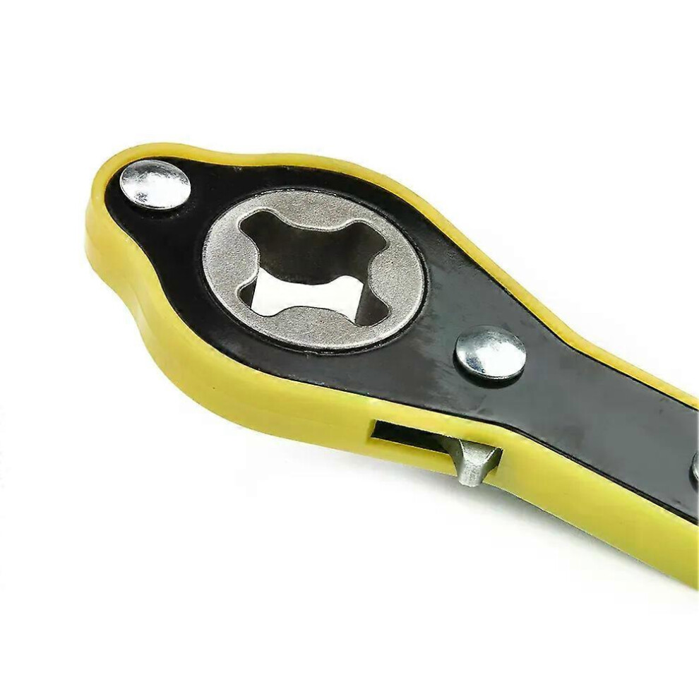 Clé à cliquet ciseaux pour voiture, clé à molette pour pneu de garage, poignée, outil de réparation,