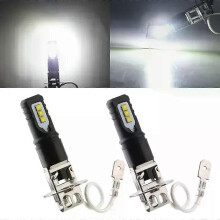 2x H3 160W 6000K 6000LM Super Helle Weiß DRL LED Scheinwerfer Birne Kit Hohe Strahl 2525 Chips Nebel