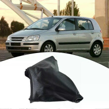 Housse de levier de vitesse anti-poussière en similicuir pour Hyundai Getz 02-10