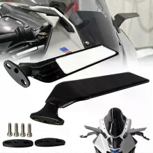 Nastaviteľné otočné spätné zrkadlo na motocykel s veterným krídlom pre Honda CBR650R Kawasaki Ninja